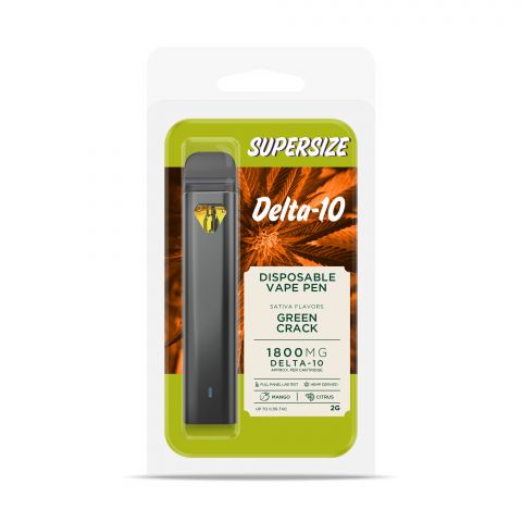 Green Crack Vape Pen - Delta 10  - Disposable - 1800mg - Buzz