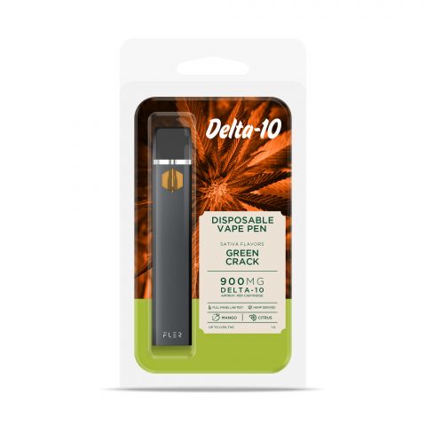 Green Crack Vape Pen - Delta 10  - Disposable - 900mg - Buzz