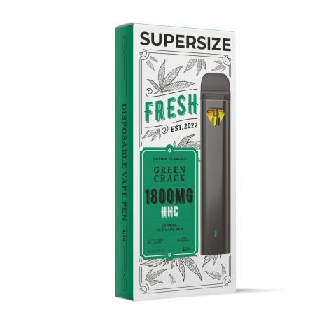 Green Crack Vape Pen - HHC - Fresh Brand - 1800MG - Thumbnail 2