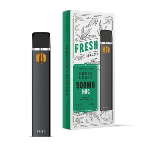 Green Crack Vape Pen - HHC - Fresh Brand - 900MG - Thumbnail 1