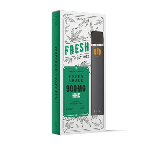 Green Crack Vape Pen - HHC - Fresh Brand - 900MG - Thumbnail 2