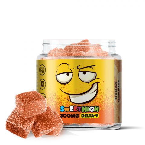 Mango Gummies - Delta 9  - 300mg - Sour High - 1