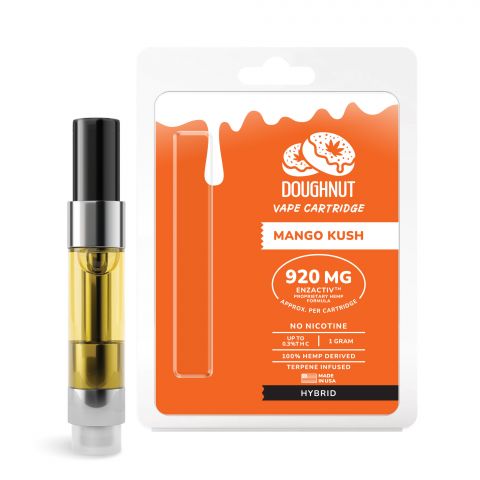 Mango Kush Cartridge - CBD & Enzactiv - Doughnut - 920mg - 1