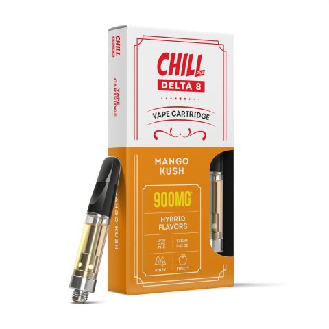Mango Kush Cartridge - Delta 8 THC - Chill Plus - 900mg (1ml) - 1