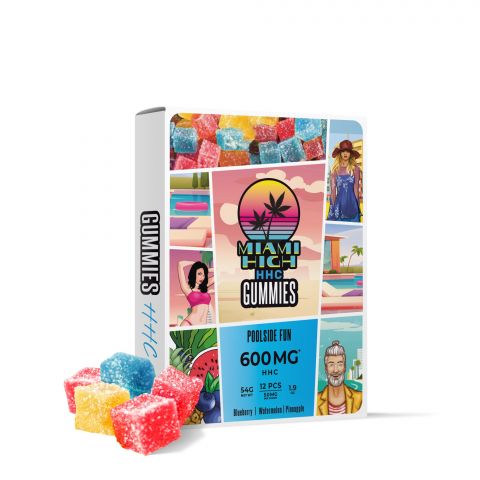 Poolside Fun Gummies - HHC - 600MG - Miami High - 1