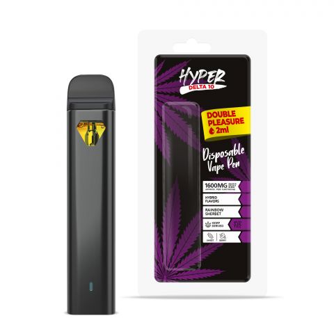 Rainbow Sherbert THC Vape - Delta 10 - Disposable - Hyper - 1600mg - 1