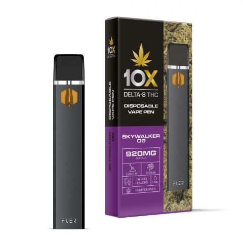 Skywalker OG Delta 8 THC Vape Pen - Disposable - 10X - 920mg - 1