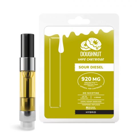 Sour Diesel Cartridge - CBD & Enzactiv - Doughnut - 920mg - 1