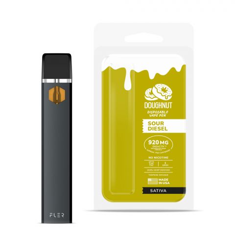 Sour Diesel Vape Pen - CBD & Enzactiv - Doughnut - 920mg - 1