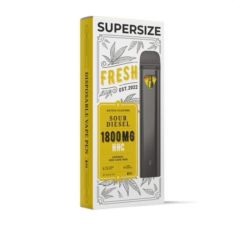 Sour Diesel Vape Pen - HHC - Fresh Brand - 1800MG - Thumbnail 2