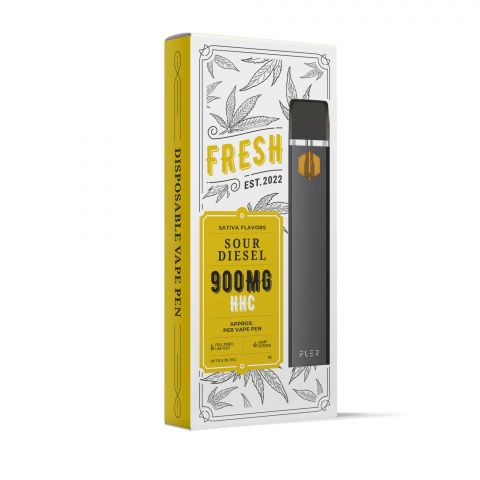 Sour Diesel Vape Pen - HHC - Fresh Brand - 900MG - Thumbnail 2