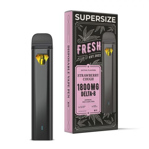 Strawberry Cough Pen - Delta 8 THC - Fresh Brand - 1800MG - 1