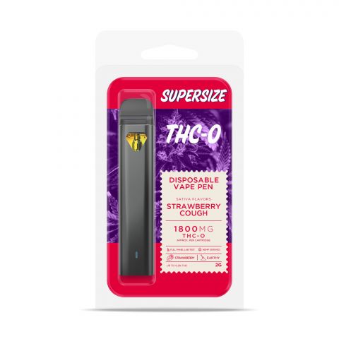 Strawberry Cough Vape Pen - THCO  - Disposable - 1800mg - Buzz