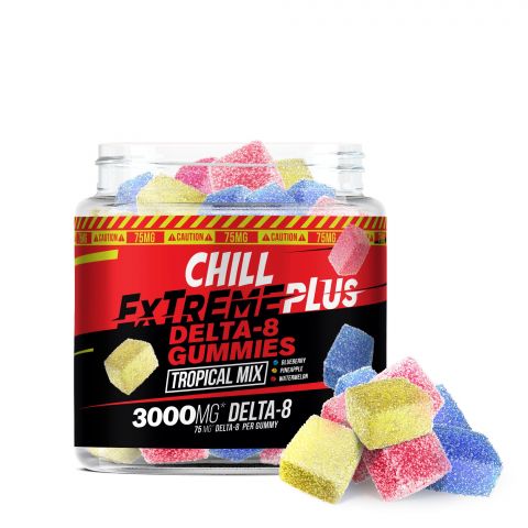 Tropical Mix Gummies - Delta 8  - 3000MG - Chill Extreme Plus - 1