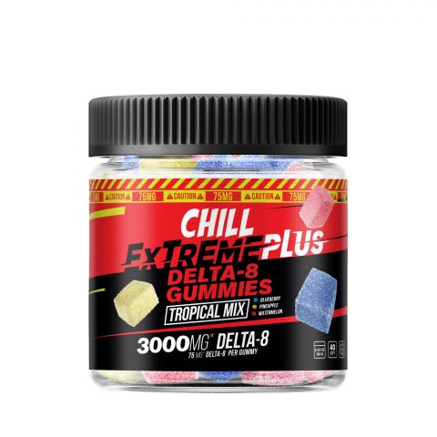 Tropical Mix Gummies - Delta 8  - 3000MG - Chill Extreme Plus - 2