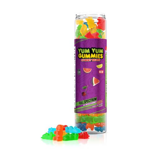 Yum Yum Gummies - CBD Full Spectrum Gummy Bears - 500mg - 1