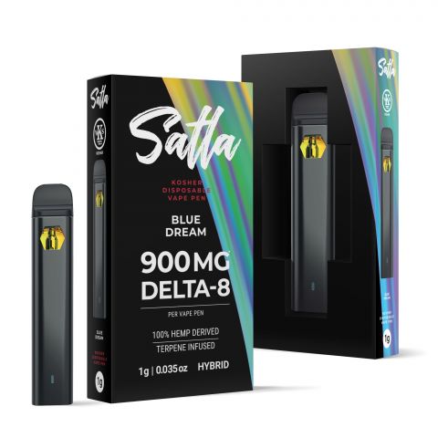 Blue Dream Vape Pen - Delta 8 - Disposable - 900MG - Satla - 1