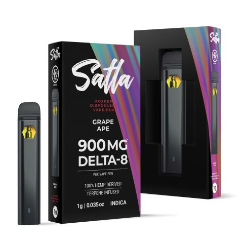 Grape Ape Vape Pen - Delta 8 - Disposable - 900MG - Satla - 1