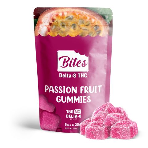 Bites Delta 8 Gummy - Passion Fruit - 150mg - 1