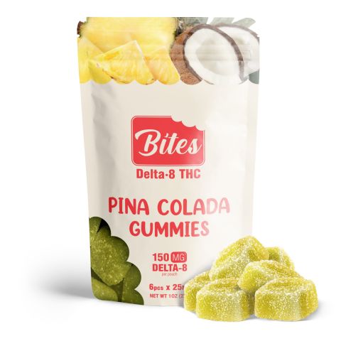 Bites Delta 8 Gummy - Pina Colada - 150mg - 1