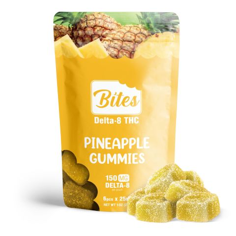 Bites Delta 8 Gummy - Pineapple - 150mg - 1