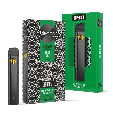 Golden Goat Vape Pen - HHC, D8 - Disposable - Blends - 1800MG - 1